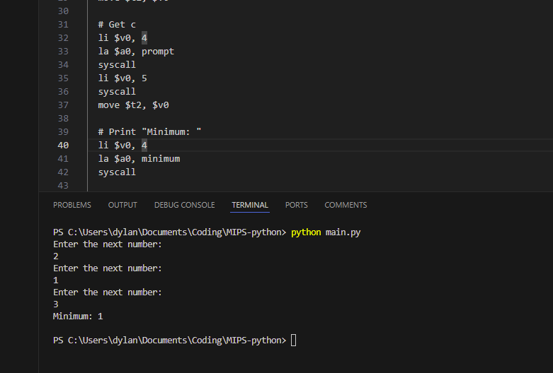 Building a MIPS Assembly Interpreter in Python